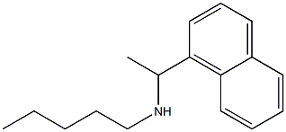 [1-(naphthalen-1-yl)ethyl](pentyl)amine Struktur