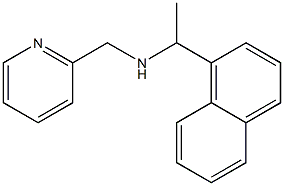 [1-(naphthalen-1-yl)ethyl](pyridin-2-ylmethyl)amine Struktur