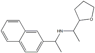 [1-(naphthalen-2-yl)ethyl][1-(oxolan-2-yl)ethyl]amine Struktur