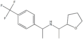 [1-(oxolan-2-yl)ethyl]({1-[4-(trifluoromethyl)phenyl]ethyl})amine Struktur