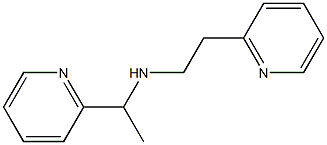 [1-(pyridin-2-yl)ethyl][2-(pyridin-2-yl)ethyl]amine Struktur