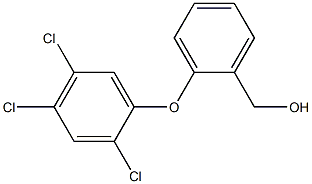 [2-(2,4,5-trichlorophenoxy)phenyl]methanol Struktur