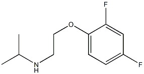 [2-(2,4-difluorophenoxy)ethyl](propan-2-yl)amine Struktur