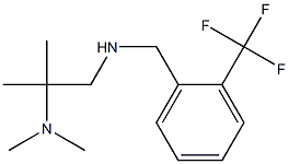 [2-(dimethylamino)-2-methylpropyl]({[2-(trifluoromethyl)phenyl]methyl})amine Struktur