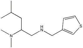 [2-(dimethylamino)-4-methylpentyl](thiophen-3-ylmethyl)amine Struktur