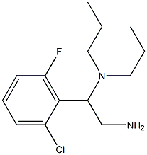 [2-amino-1-(2-chloro-6-fluorophenyl)ethyl]dipropylamine Struktur