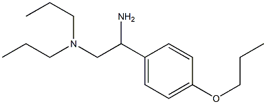 [2-amino-2-(4-propoxyphenyl)ethyl]dipropylamine Struktur