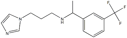 [3-(1H-imidazol-1-yl)propyl]({1-[3-(trifluoromethyl)phenyl]ethyl})amine Struktur