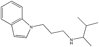 [3-(1H-indol-1-yl)propyl](3-methylbutan-2-yl)amine Struktur