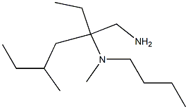 [3-(aminomethyl)-5-methylheptan-3-yl](butyl)methylamine Struktur