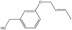 [3-(but-2-en-1-yloxy)phenyl]methanol Struktur