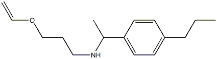 [3-(ethenyloxy)propyl][1-(4-propylphenyl)ethyl]amine Struktur