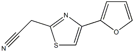 [4-(2-furyl)-1,3-thiazol-2-yl]acetonitrile Struktur