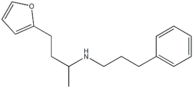 [4-(furan-2-yl)butan-2-yl](3-phenylpropyl)amine Struktur