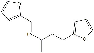 [4-(furan-2-yl)butan-2-yl](furan-2-ylmethyl)amine Struktur