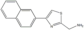 [4-(naphthalen-2-yl)-1,3-thiazol-2-yl]methanamine Struktur