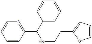 [phenyl(pyridin-2-yl)methyl][2-(thiophen-2-yl)ethyl]amine Struktur