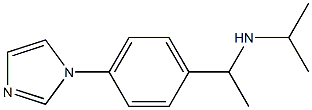 {1-[4-(1H-imidazol-1-yl)phenyl]ethyl}(propan-2-yl)amine Struktur