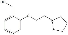 {2-[2-(pyrrolidin-1-yl)ethoxy]phenyl}methanol Struktur