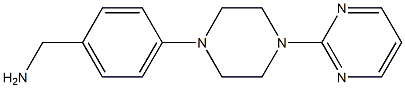 {4-[4-(pyrimidin-2-yl)piperazin-1-yl]phenyl}methanamine Struktur