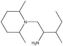 1-(2,6-dimethylpiperidin-1-yl)-3-methylpentan-2-amine Struktur