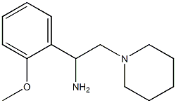 1-(2-methoxyphenyl)-2-piperidin-1-ylethanamine Struktur