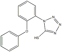 1-(2-phenoxyphenyl)-1H-1,2,3,4-tetrazole-5-thiol Struktur