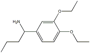 1-(3,4-diethoxyphenyl)butan-1-amine Struktur