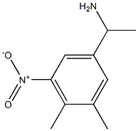 1-(3,4-dimethyl-5-nitrophenyl)ethan-1-amine Struktur