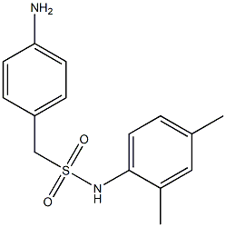 1-(4-aminophenyl)-N-(2,4-dimethylphenyl)methanesulfonamide Struktur