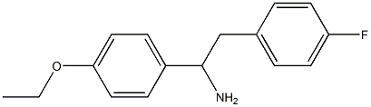 1-(4-ethoxyphenyl)-2-(4-fluorophenyl)ethan-1-amine Struktur