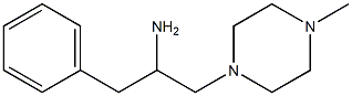 1-(4-methylpiperazin-1-yl)-3-phenylpropan-2-amine Struktur