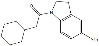 1-(5-amino-2,3-dihydro-1H-indol-1-yl)-2-cyclohexylethan-1-one Struktur