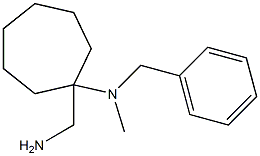 1-(aminomethyl)-N-benzyl-N-methylcycloheptan-1-amine Struktur