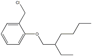 1-(chloromethyl)-2-[(2-ethylhexyl)oxy]benzene Struktur