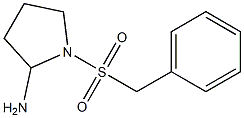 1-(phenylmethane)sulfonylpyrrolidin-2-amine Struktur