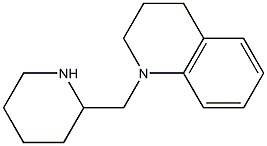 1-(piperidin-2-ylmethyl)-1,2,3,4-tetrahydroquinoline Struktur