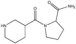 1-(piperidin-3-ylcarbonyl)pyrrolidine-2-carboxamide Struktur