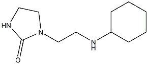 1-[2-(cyclohexylamino)ethyl]imidazolidin-2-one Struktur