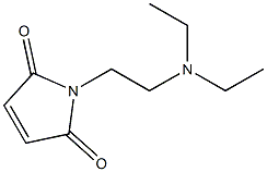 1-[2-(diethylamino)ethyl]-2,5-dihydro-1H-pyrrole-2,5-dione Struktur