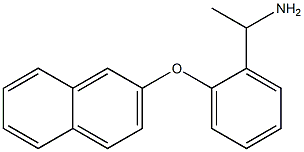 1-[2-(naphthalen-2-yloxy)phenyl]ethan-1-amine Struktur