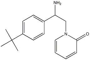 1-[2-amino-2-(4-tert-butylphenyl)ethyl]pyridin-2(1H)-one Struktur