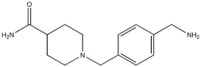 1-[4-(aminomethyl)benzyl]piperidine-4-carboxamide Struktur