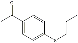 1-[4-(propylsulfanyl)phenyl]ethan-1-one Struktur