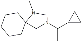 1-{[(1-cyclopropylethyl)amino]methyl}-N,N-dimethylcyclohexan-1-amine Struktur