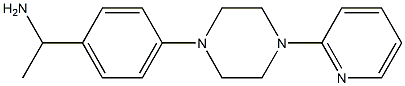 1-{4-[4-(pyridin-2-yl)piperazin-1-yl]phenyl}ethan-1-amine Struktur