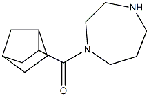 1-{bicyclo[2.2.1]heptan-2-ylcarbonyl}-1,4-diazepane Struktur