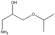 1-amino-3-(propan-2-yloxy)propan-2-ol Struktur