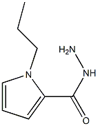 1-propyl-1H-pyrrole-2-carbohydrazide Struktur