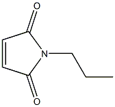 1-propyl-2,5-dihydro-1H-pyrrole-2,5-dione Struktur